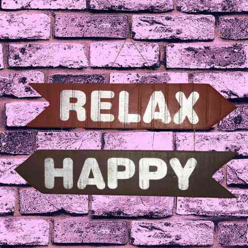 El Yapımı Ahşap Yön Oku Duvar Süsü Relax Happy