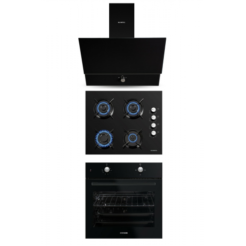 Black Still Button 3'lü Ankastre Set