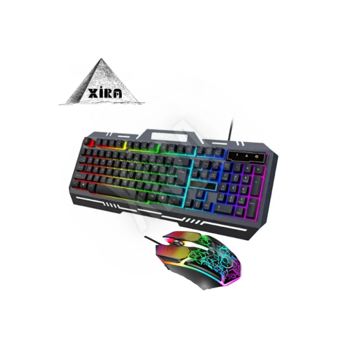 Metal Kasa Rgb 2in1 Oyuncu Gaming Mekanik Hisli Kablolu Türkçe Q Klavye Ve Rgb Mouse Seti Blic Bkb9