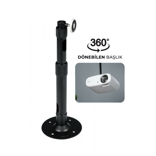 Pa304 Projeksiyon Tavan Askı Aparatı (tavan Ve Duvar Askı Aparatı) 360 Derece