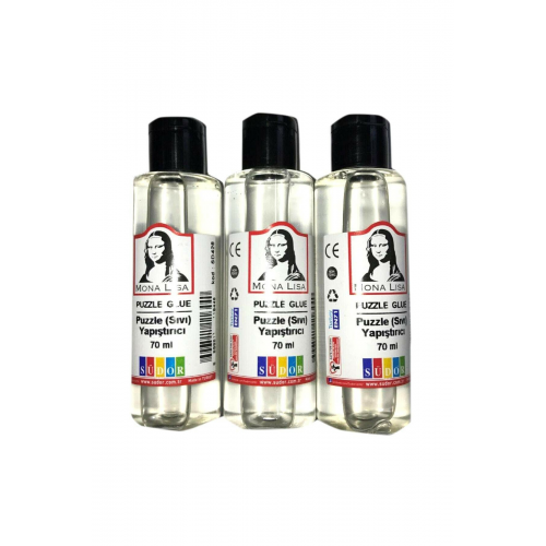 3x70 ml Puzzle Yapıştırıcı Seti (Şeffaf) /
