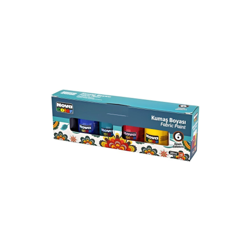 Ezg - Kumaş Boyası Nc 6 Renk X 30 Ml. Set