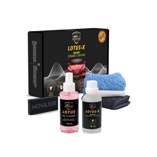 Lotus-x 9h Nano Seramik Kaplama Seti 50 ml Ipa Cleaner 2 Yıl Yüksek Boya Koruma Hidrofobi- Parlaklık