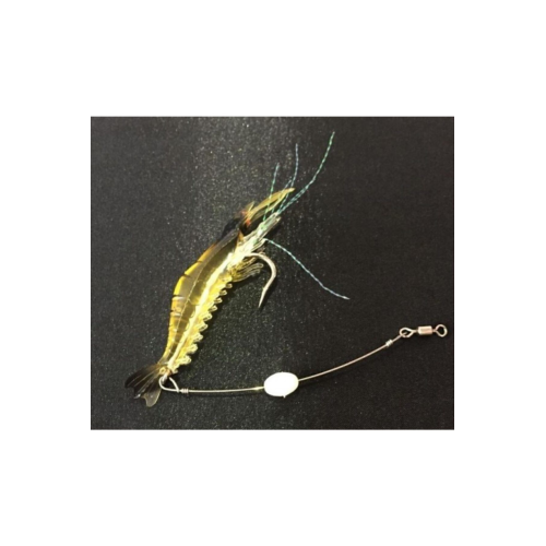 Silikon Yapay Fosforlu Shrimp Karides Balık Yemi (SARI) 9 Cm 6gr