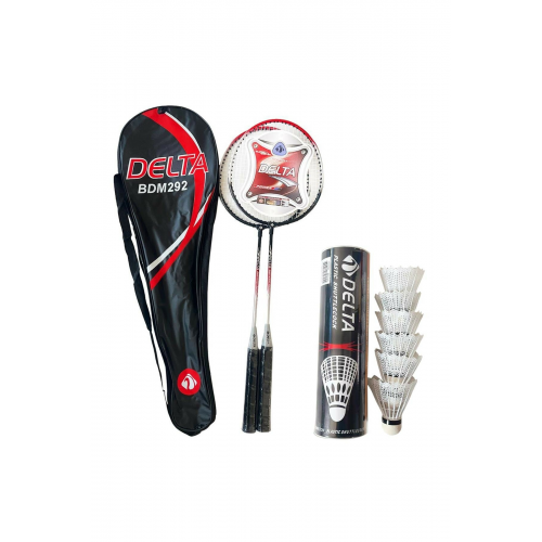 2 Adet Badminton Raketi + Badminton Çantası + 6 Adet Badminton Topu Seti
