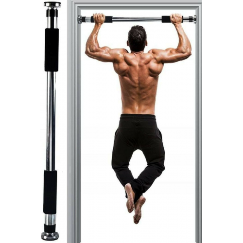 Barfiks Çubuğu 60-100 Cm Çift Süngerli Ayarlanabilir Barfiks Çekme Demiri Barfiks Aleti