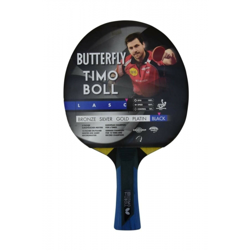 Timo Boll Black Masa Tenisi Raketi