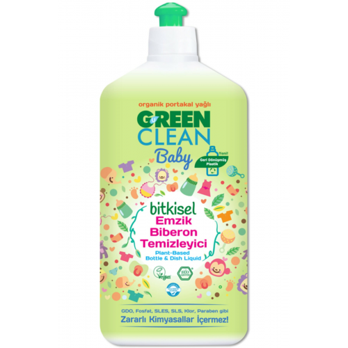 Baby Bitkisel Organik Portakal Yağlı Emzik Biberon Temizleyici
