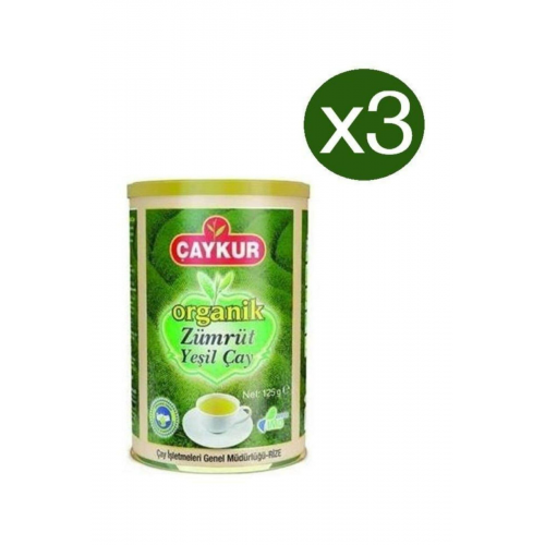 Organik Zümrüt Yeşil Çay 125 gr X 3 Adet