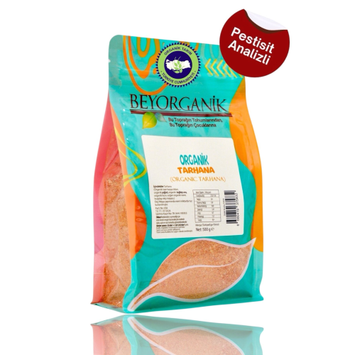 ORGANİK Kırmızı Köy Tarhanası 500gr (PESTİSİT VE AFLATOKSİN ANALİZLİ)