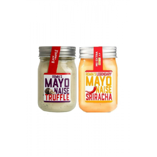 2'li Set - Trüflü Mayonez 220 Ml + Acılı Sarmısaklı Mayonez 220 Ml (srıracha)