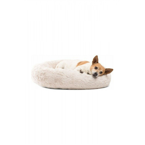Beyaz Yumuşak Polar Kedi Yatağı - Köpek Yatağı Minder