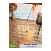 - Köpek Çiti Kafesi 63cm X 48cm -ithal Ürün 6 Parça Panel Çit- Siyah Renk/oyun Eğitim Alanı