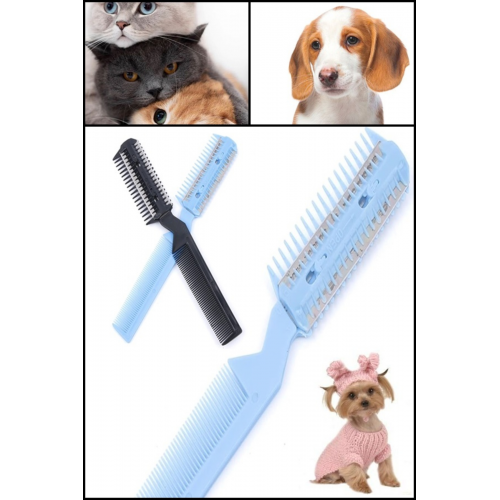 Kedi Köpek Kıtık Açıcı Jiletli Tarak Tüy Açıcı İnceltici Toplayıcı Tarak XLU601