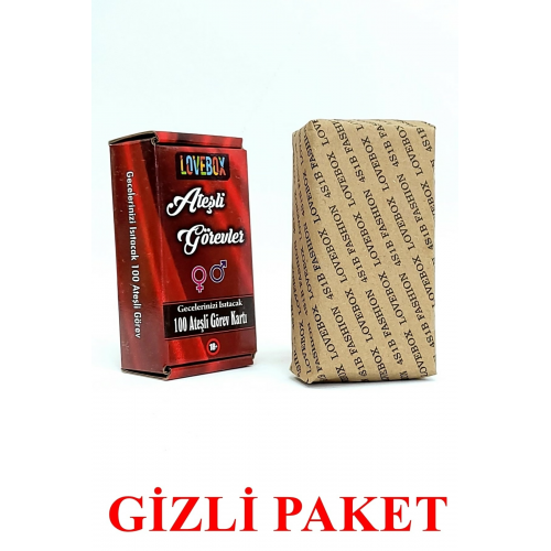 Kadın & Erkek 100 Erotik Cezalı Fantezi Görev Kartları Ve Kamasutra Zarı Kutu Oyunu