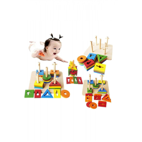 WoodyLife Ahşap Vidalama Oyun Eğitici Çocuk Oyuncak Montessori