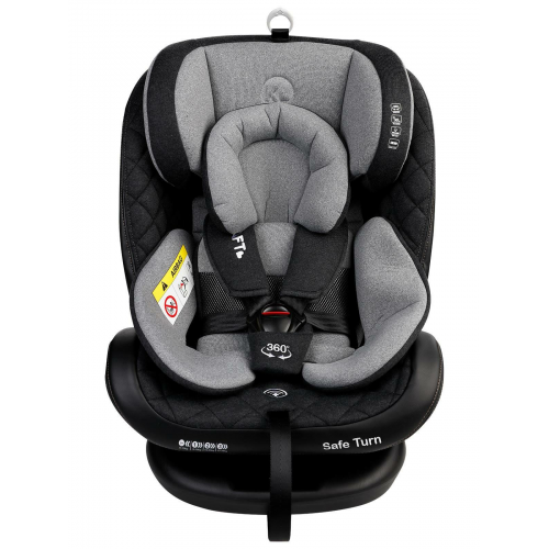 Kraft Safe Turn 0-36 kg 360 ° Dönebilen İsofix'li Oto Koltuğu - Gri