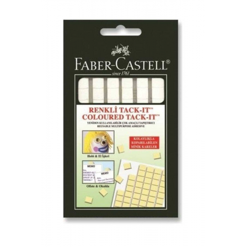 Faber Castell Hamur Yapıştırıcı Tack-It 50 GR Beyaz