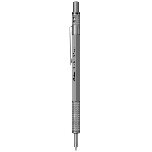 Scrikss 0.7 mm Graph-X Metal Kurşun Gri Versatil Kalem