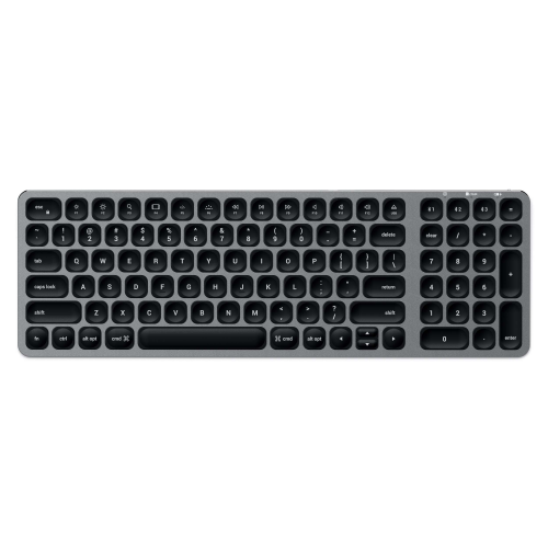 Satechi Kompakt Arkadan Aydınlatmalı Bluetooth Klavye – Kablosuz Bluetooth 5.0 & Çoklu Cihaz Senkronizasyonu – 2020/2018 MacBook Air, iPad Pro,