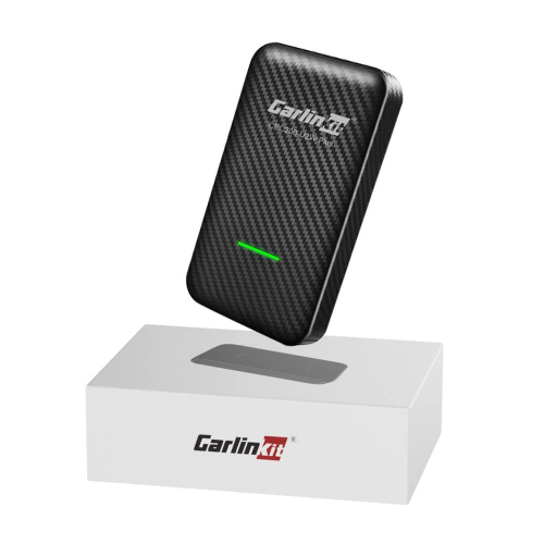 Carlinkit 3.0Kablosuz CarPlay Adaptörü fabrikada kablolu CarPlay araçları için, kırmızı UI arayüzü yükseltmesi, Audi/Porsche/Volvo/Mercedes/VW/KIA