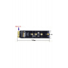 Alfais 4391 M.2 Nvme SSD Ngff To Pcie 3.0 X1 Adaptör M Key Kart Çevirici Dönüştürücü
