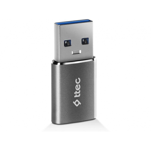 Ttec Usb-A 3.0 Type-C Otg Dönüştürücü Adaptör Uzay Grisi