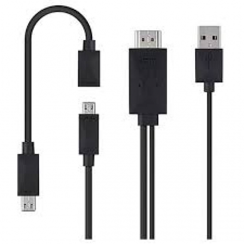 HYTECH HY-MHL100 Samsung S2+S3+S4 UYUMLU HDMI ÇEVİRİCİ KABLO