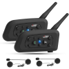 VNETPHONE V6 Motosiklet Intercom Bluetooth Kulaklık 1200 m'ye kadar 6 Binici DSP-Rauschdrückung, Su Geçirmez, Motosikletler için İletişim Sistemi, 2