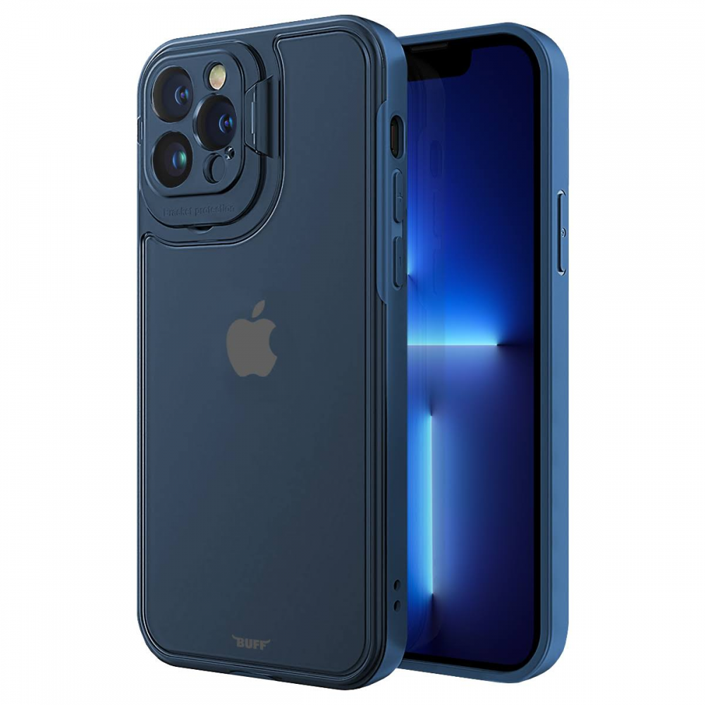 Buff Apple Iphone 13 Pro Hybrid Corner Kılıf Mavi