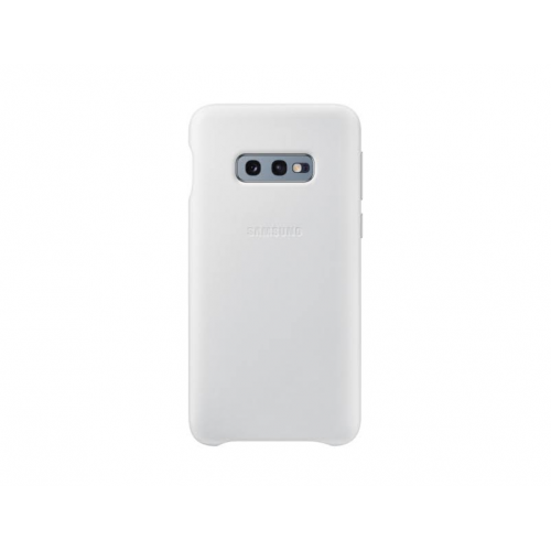 Samsung Galaxy S10e FLAT Deri Kılıf - Beyaz EF-VG970LWEGWW