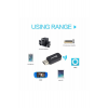 Streak Bluetooth Usb Aux Kit Alıcı Müzik Dinleme Android Ios