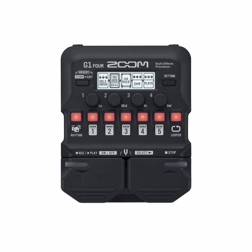 Zoom - G1 FOUR/IFS - Gitar için çok etkili pedal Ampsimator