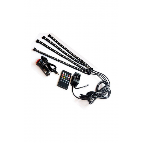 Powermaster Sese Duyarlı Araç Içi Kumandalı Rgb LED Animasyon Kit