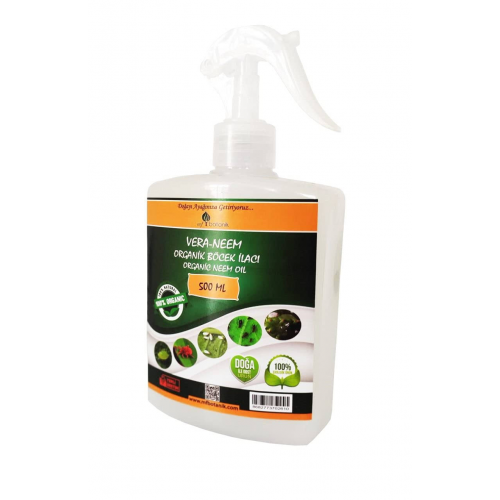 MF Botanik Vera-Neem Böcek Ilacı Haşere Önleyici Yaprak Temizleyici Unlu Bit Ilacı 500 ml