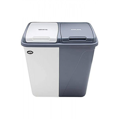 Violet 90 Litre Çift Gözlü Çamaşır Sepeti