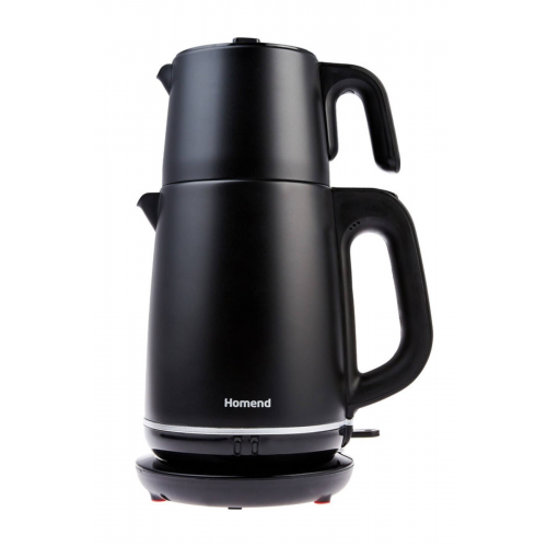 HOMEND Royaltea 1727h Mat Siyah Paslanmaz Çelik Çay Makinesi