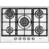 Eminçelik 22380 DG Ankastre Beş Gözü Gazlı 70cm Woklu İnox Ocak