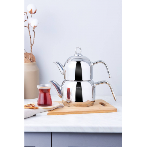 Karaca Urban Mini Metal Çaydanlık Takımı