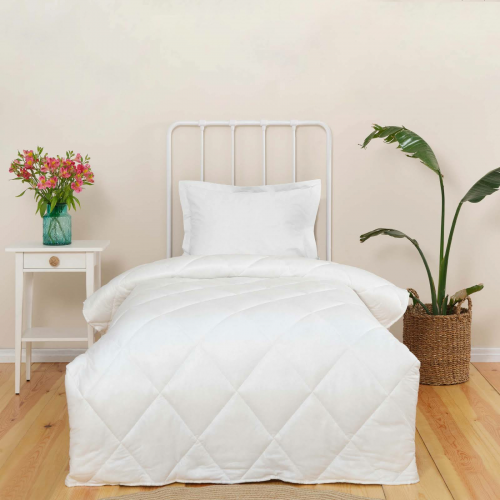 Karaca Home Ekosoft Beyaz Tek Kişilik Yıkanabilir Yorgan 155x215 Cm