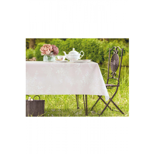 Madame Coco Jannie Pvc Masa Örtüsü - Pudra 140x140 Cm