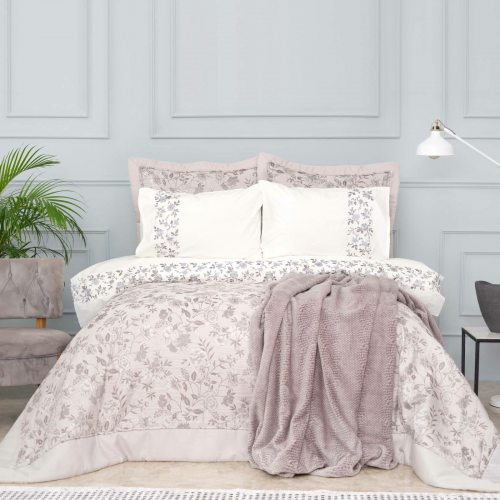 Karaca Home Flora Gri 8 Parça Çeyiz Seti