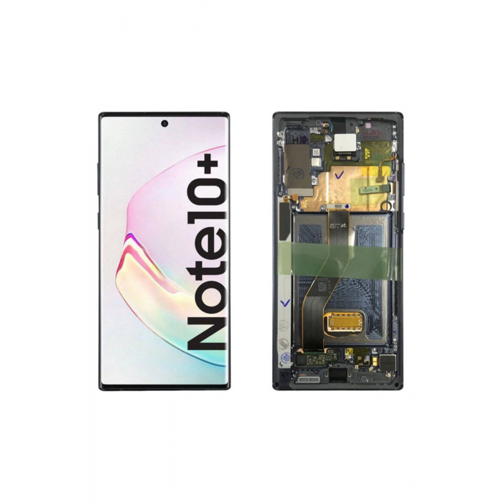 Samsung Galaxy Note 10 Plus Uyumlu Orjinal Lcd+dokunmatik+çıtalı en uygun fiyatı ile Aksesu'da