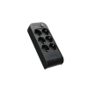 MF PRODUCT Jettpower 0666 Akım Korumalı 3 Usb'li 6'lı Grup Priz 2 M Uzatma Kablosu Siyah