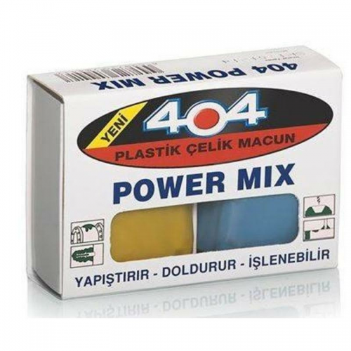 404 Power Mix Plastik Çelik Macun 40gr