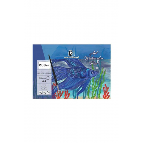 Alex Schoeller A4 300 gr Art Watercolor Suluboya Defteri 12 Yp.