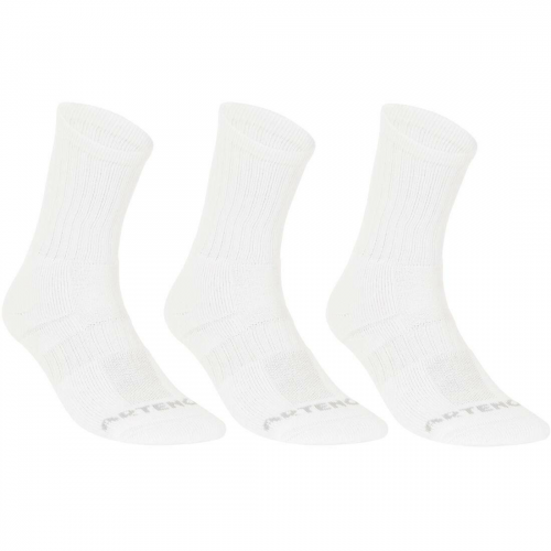 Decathlon Artengo Tenis Çorabı - Uzun Konçlu 3'lü Paket Beyaz Rs 500