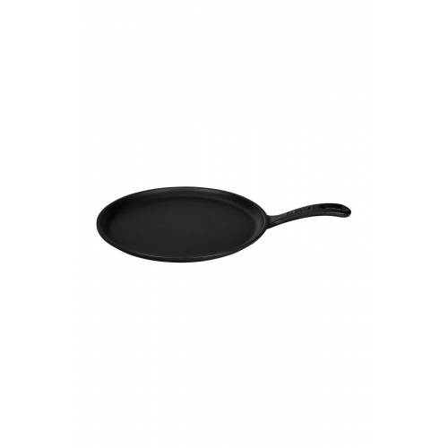 Lava Döküm Krep / Pizza / Pancake Tavası, Yuvarlak, Metal Saplı, ÇAP(Ø)20CM.