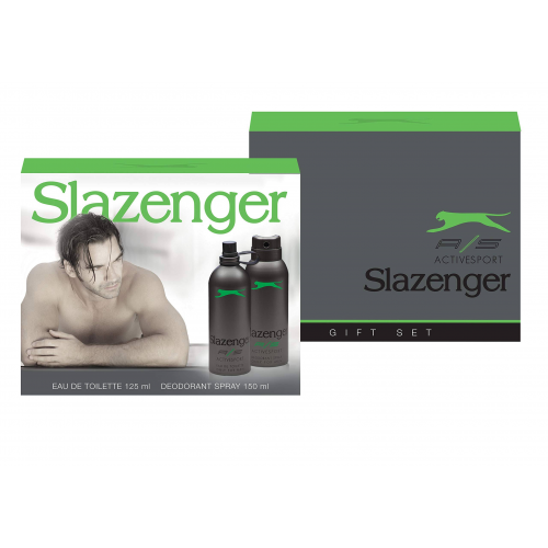 Slazenger Active Sport Eau de Toilette & Deodorant Set (Yeşil, 125+150 ml)