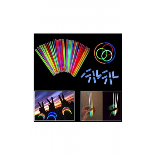 Dolphin Glow Stick Fosforlu Çubuk 20 Adet